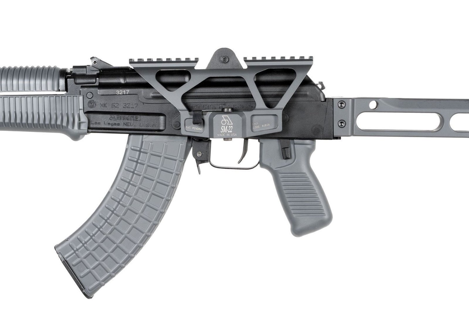 Arsenal Scope Mount AK47 SAM7K Series Gray Cerakote