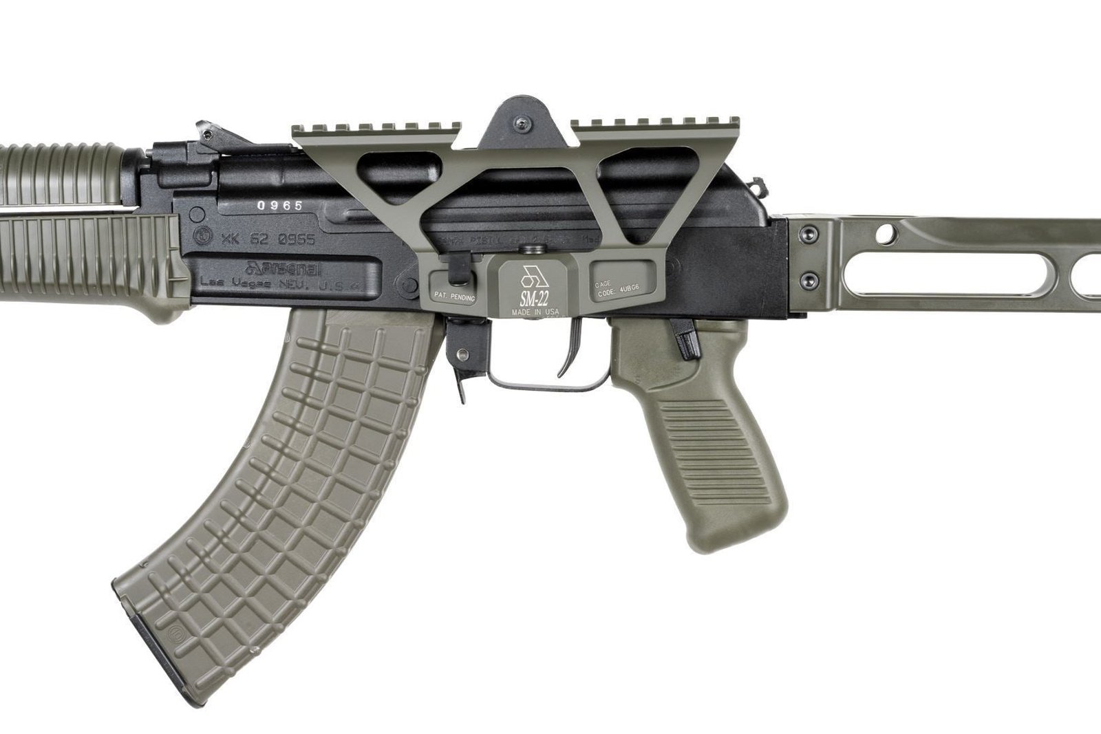 Arsenal Scope Mount AK47 SAM7K Series OD Green