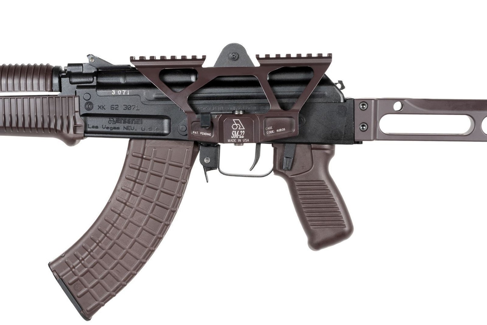 Arsenal Scope Mount AK47 SAM7K Series Plum Cerakote