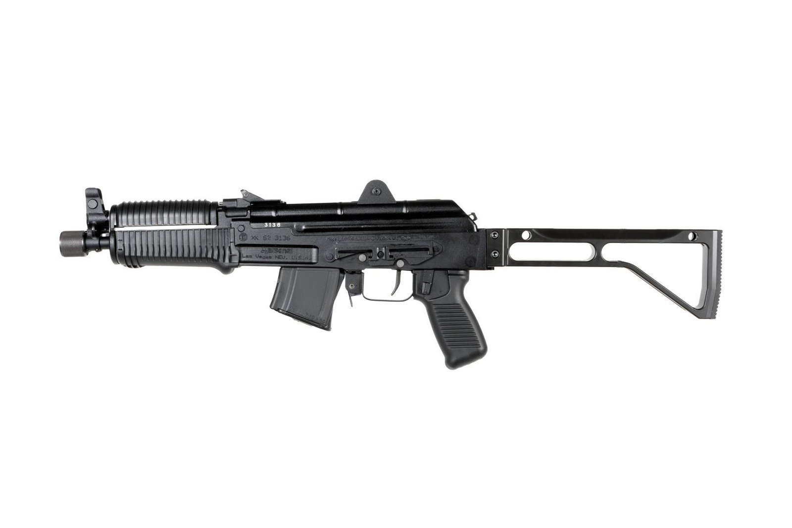 Arsenal Suppressor Ready SAM7K 7.62x39mm Semi-Auto Short Barrel Rifle Black