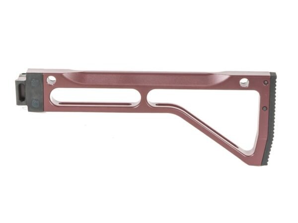 Arsenal Side Folding Plum Stock Assembly Machined Hard Anodized Aluminum