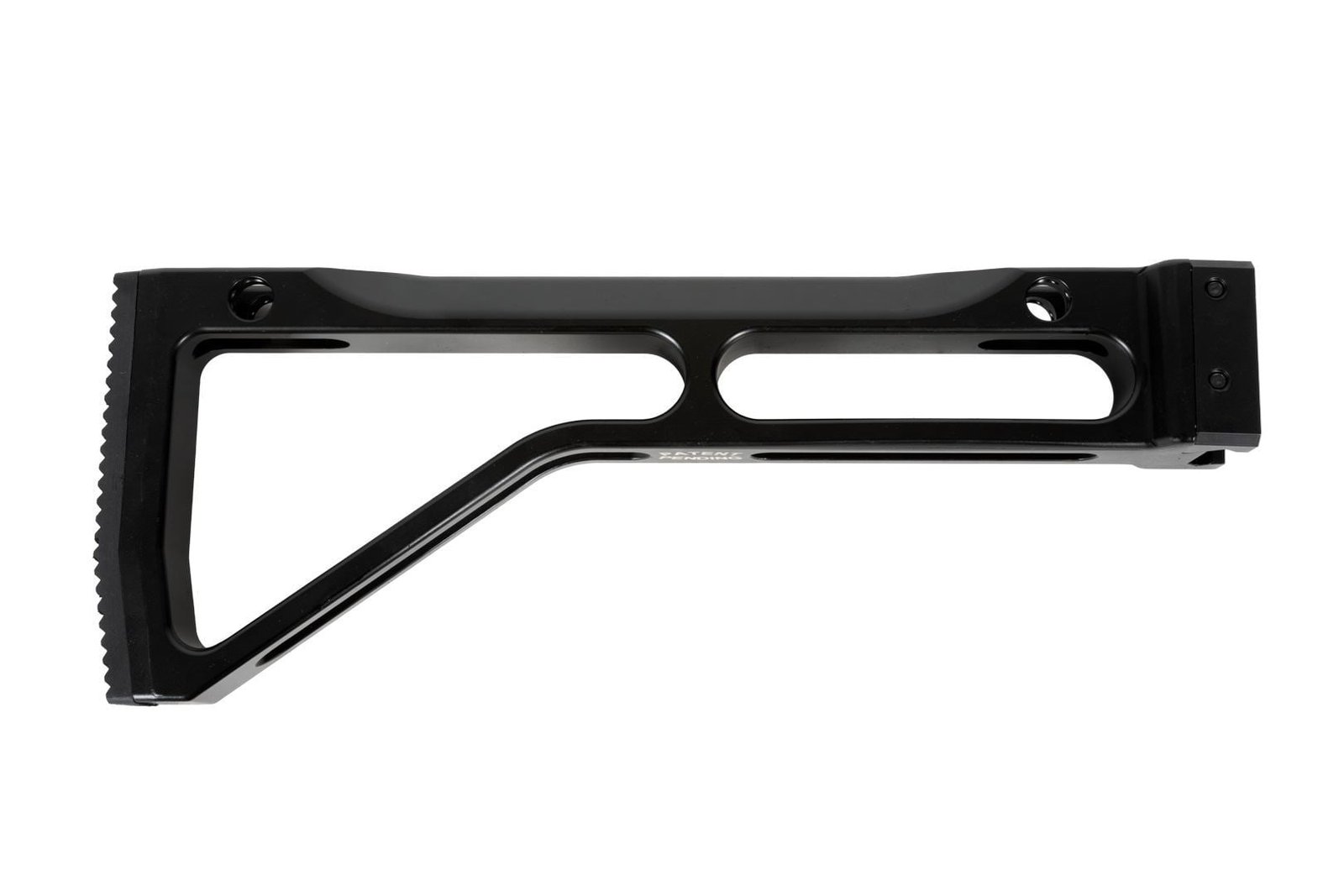 Arsenal CNC Machined Aluminum Tactical Buttstock Assembly 1913 Picatinny Attachment Black