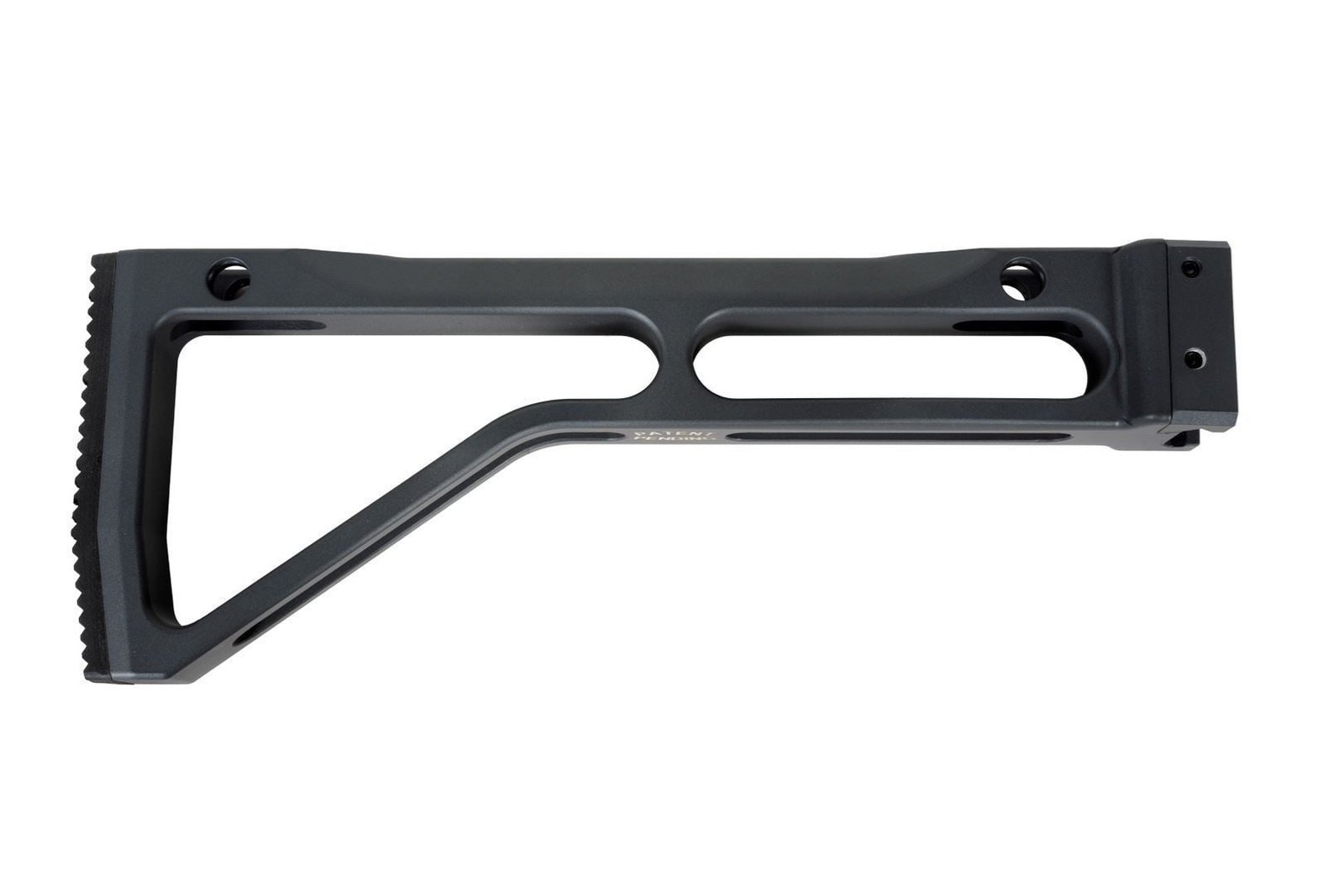 Arsenal CNC Machined Aluminum Tactical Buttstock Assembly 1913 Picatinny Attachment Gray