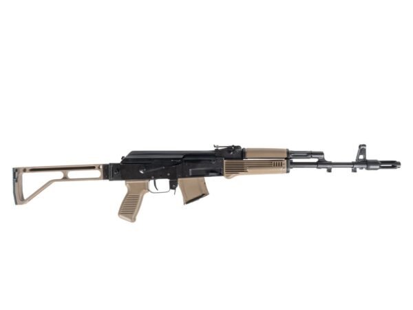 Arsenal SAM7SF 7.62x39mm Semi-Auto AK-47 Rifle with Aluminum Side Folding Stock and Arsenal Hard Case FDE